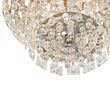Load image into Gallery viewer, Farmhouze Light - Sparkle Round Tiered Tassel Crystal Semi Flush Mount - Chandelier - 9.8 in - 
