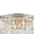 Load image into Gallery viewer, Farmhouze Light - Sparkle Round Tiered Tassel Crystal Semi Flush Mount - Chandelier - 9.8 in - 
