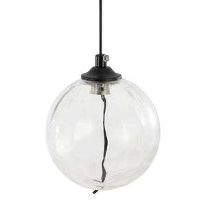 Farmhouze Light - Statement Cluster Bubble Hammered Glass Globe Chandelier - Chandelier - 5 Bulbs - 