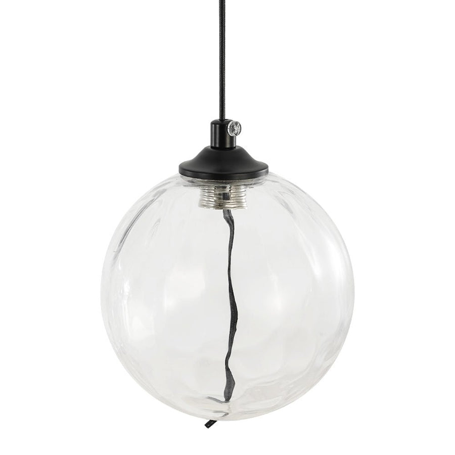 Farmhouze Light - Statement Cluster Bubble Hammered Glass Globe Chandelier - Chandelier - 5 Bulbs - 