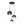 Load image into Gallery viewer, Farmhouze Light - Stylish 3 - Light Gradient Glass Globe Pendant Light - Chandelier - Chrome Tone - 
