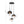 Load image into Gallery viewer, Farmhouze Light - Stylish 3 - Light Gradient Glass Globe Pendant Light - Chandelier - Chrome Tone - 

