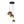 Load image into Gallery viewer, Farmhouze Light - Stylish 3 - Light Gradient Glass Globe Pendant Light - Chandelier - Gold Tone - 
