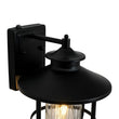 Load image into Gallery viewer, Farmhouze Light-Vintage 1-Light Black Cabin Wall Lantern Outdoor Sconce-Wall Sconce-2 Packs-
