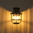 Load image into Gallery viewer, Farmhouze Light-Vintage 1-Light Black Cabin Wall Lantern Outdoor Sconce-Wall Sconce-2 Packs-
