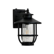 Load image into Gallery viewer, Farmhouze Light-Vintage 1-Light Black Cabin Wall Lantern Outdoor Sconce-Wall Sconce-2 Packs-

