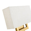 Load image into Gallery viewer, Farmhouze Light-Vintage 2-Light Fabric Square Brass Wall Lamp-Wall Sconce-2 Packs-
