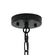 Load image into Gallery viewer, Farmhouze Light-Vintage 6-Light Water Glass Wide Drum Lantern Chandelier-Chandelier-Black-
