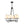 Load image into Gallery viewer, Farmhouze Light - Vintage 6 - Light White Fabric Shade Round Ring Chandelier - Chandelier - 25.6 in - 
