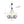 Load image into Gallery viewer, Farmhouze Light - Vintage 6 - Light White Fabric Shade Round Ring Chandelier - Chandelier - 25.6 in - 

