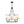 Load image into Gallery viewer, Farmhouze Light - Vintage 6 - Light White Fabric Shade Round Ring Chandelier - Chandelier - 25.6 in - 
