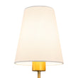 Load image into Gallery viewer, Farmhouze Light-Vintage Brass 1-Light Linen Shade Fabric Vanity Wall Lamp-Wall Sconce-2 Packs-
