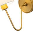Load image into Gallery viewer, Farmhouze Light-Vintage Brass 1-Light Linen Shade Fabric Vanity Wall Lamp-Wall Sconce-2 Packs-
