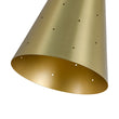 Load image into Gallery viewer, Farmhouze Light-Vintage Brass 1-Light Perforated Cone Arm Wall Sconce-Wall Sconce-2 Packs-
