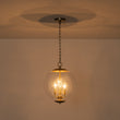 Load image into Gallery viewer, Farmhouze Light-Vintage Brass 3-Light Candle Style Clear Glass Globe Pendant-Pendant-Brass-
