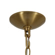 Load image into Gallery viewer, Farmhouze Light-Vintage Brass Candle Style Fabric Round Tapered Lantern Pendant-Chandelier-20 in-
