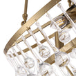 Load image into Gallery viewer, Farmhouze Light-Vintage Brass Luxury 3-Tier Round Crystal Accented Chandelier-Chandelier-23.6 in-
