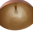 Load image into Gallery viewer, Farmhouze Light - Vintage Copper Style Oversized Metal Dome Pendant Light - Chandelier - 23in - 
