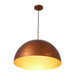 Load image into Gallery viewer, Farmhouze Light - Vintage Copper Style Oversized Metal Dome Pendant Light - Chandelier - 23in - 
