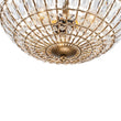 Load image into Gallery viewer, Farmhouze Light-Vintage Distressed Bronze Round Crystal Cage Ceiling Light-Ceiling Light-Bronze-
