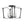 Load image into Gallery viewer, Farmhouze Light - Vintage Elegant 4 - Light Candle Style Square Cage Semi Flush - Ceiling Light - Black - 
