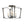 Load image into Gallery viewer, Farmhouze Light - Vintage Elegant 4 - Light Candle Style Square Cage Semi Flush - Ceiling Light - Black - 
