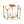Load image into Gallery viewer, Farmhouze Light - Vintage Elegant 4 - Light Candle Style Square Cage Semi Flush - Ceiling Light - Brass - 

