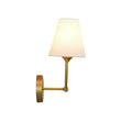 Load image into Gallery viewer, Farmhouze Light-Vintage Fabric Shade Brass 2-Light Linen Vanity Wall Sconce-Wall Sconce-2 Packs-
