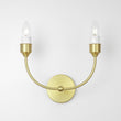 Load image into Gallery viewer, Farmhouze Light-Vintage Fabric Shade Brass 2-Light Linen Vanity Wall Sconce-Wall Sconce-2 Packs-
