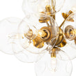 Load image into Gallery viewer, Farmhouze Light-Vintage Glam 10-Light Amber Glass Globe Bubble Chandelier-Chandelier-Clear Glass-
