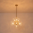 Load image into Gallery viewer, Farmhouze Light-Vintage Glam 10-Light Amber Glass Globe Bubble Chandelier-Chandelier-Clear Glass-
