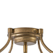 Load image into Gallery viewer, Farmhouze Light-Vintage Gold Bamboo Frame Fabric Square Semi-Flush Ceiling Light-Ceiling Light-16 in-
