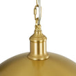Load image into Gallery viewer, Farmhouze Light - Vintage Gold Oversized Metal Dome Kitchen Pendant Light - Pendant - 15 in - 
