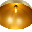 Load image into Gallery viewer, Farmhouze Light - Vintage Gold Oversized Metal Dome Kitchen Pendant Light - Pendant - 15 in - 

