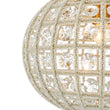 Load image into Gallery viewer, Farmhouze Light-Vintage Luxe 1-Light Faceted Crystal Sphere Cage Semi Flush-Ceiling Light-Radial Sphere-
