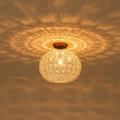 Load image into Gallery viewer, Farmhouze Light-Vintage Luxe 1-Light Faceted Crystal Sphere Cage Semi Flush-Ceiling Light-Radial Sphere-
