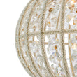 Load image into Gallery viewer, Farmhouze Light-Vintage Luxe 1-Light Faceted Crystal Sphere Cage Semi Flush-Ceiling Light-Radial Sphere-
