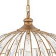Load image into Gallery viewer, Farmhouze Light-Vintage Luxe Antique Bronze Crystal Globe Lantern Chandelier-Chandelier-22 in-
