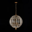 Load image into Gallery viewer, Farmhouze Light-Vintage Luxe Antique Bronze Crystal Globe Lantern Chandelier-Chandelier-22 in-
