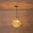 Load image into Gallery viewer, Farmhouze Light-Vintage Luxe Bronze Dazzling Crystal Orb Cage Chandelier-Chandelier-17.3 in-

