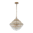 Load image into Gallery viewer, Farmhouze Light-Vintage Luxe Bronze Dazzling Crystal Orb Cage Chandelier-Chandelier-17.3 in-
