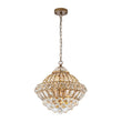 Load image into Gallery viewer, Farmhouze Light-Vintage Luxe Bronze Dazzling Crystal Orb Cage Chandelier-Chandelier-17.3 in-
