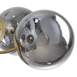 Load image into Gallery viewer, Farmhouze Light - Vintage Luxury Smoked Glass Globe Bubble Sputnik Chandelier - Chandelier - Brass - 
