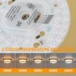 Load image into Gallery viewer, Farmhouze Light-Vintage Opal Glass Drum Dimmable LED Semi Flush Mount-Ceiling Light-Brass-
