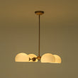 Load image into Gallery viewer, Farmhouze Light-Vintage Scandinavian 4-Light Milky Glass Shade Sputnik Chandelier-Chandelier-26.8 in-
