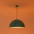 Load image into Gallery viewer, Farmhouze Light - Vitange Luxe Turquoise Patina Iron Oversized Dome Pendant - Chandelier - 23.6 in - 
