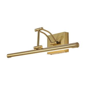 Farmhouze Light - Walnut Grain Dimmable LED Linear Adjustable Vanity Wall Sconce - Wall Sconce - Brass - 2 Pack - 