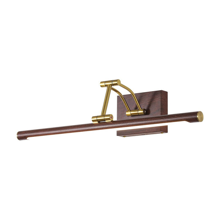 Farmhouze Light - Walnut Grain Dimmable LED Linear Adjustable Vanity Wall Sconce - Wall Sconce - Walnut - 1 Pack - 