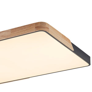 Farmhouze Light - Wood Rectangle LED Ceiling Light - Ceiling Light - Grey - 