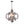 Load image into Gallery viewer, Farmhouse Cottage Vintage Wood 4 Light Chandelier
